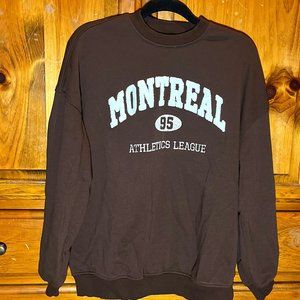 Brown cotton H&M sweater.